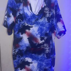 Tie Dye T-shirt Hood