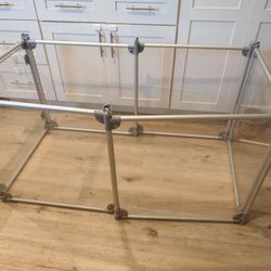 Dog play pen clear