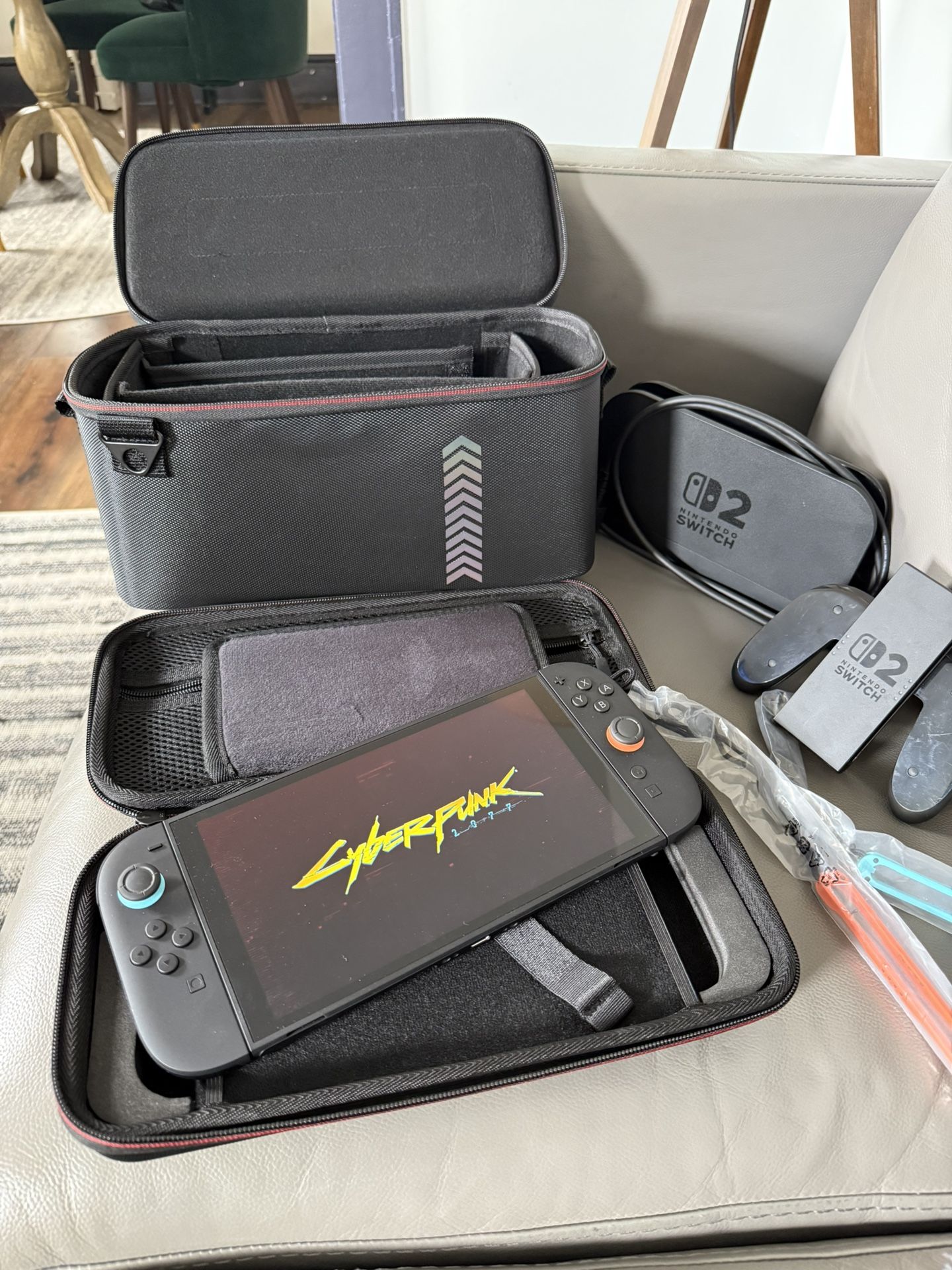 Nintendo Switch 2 With Case And Cyberpunk