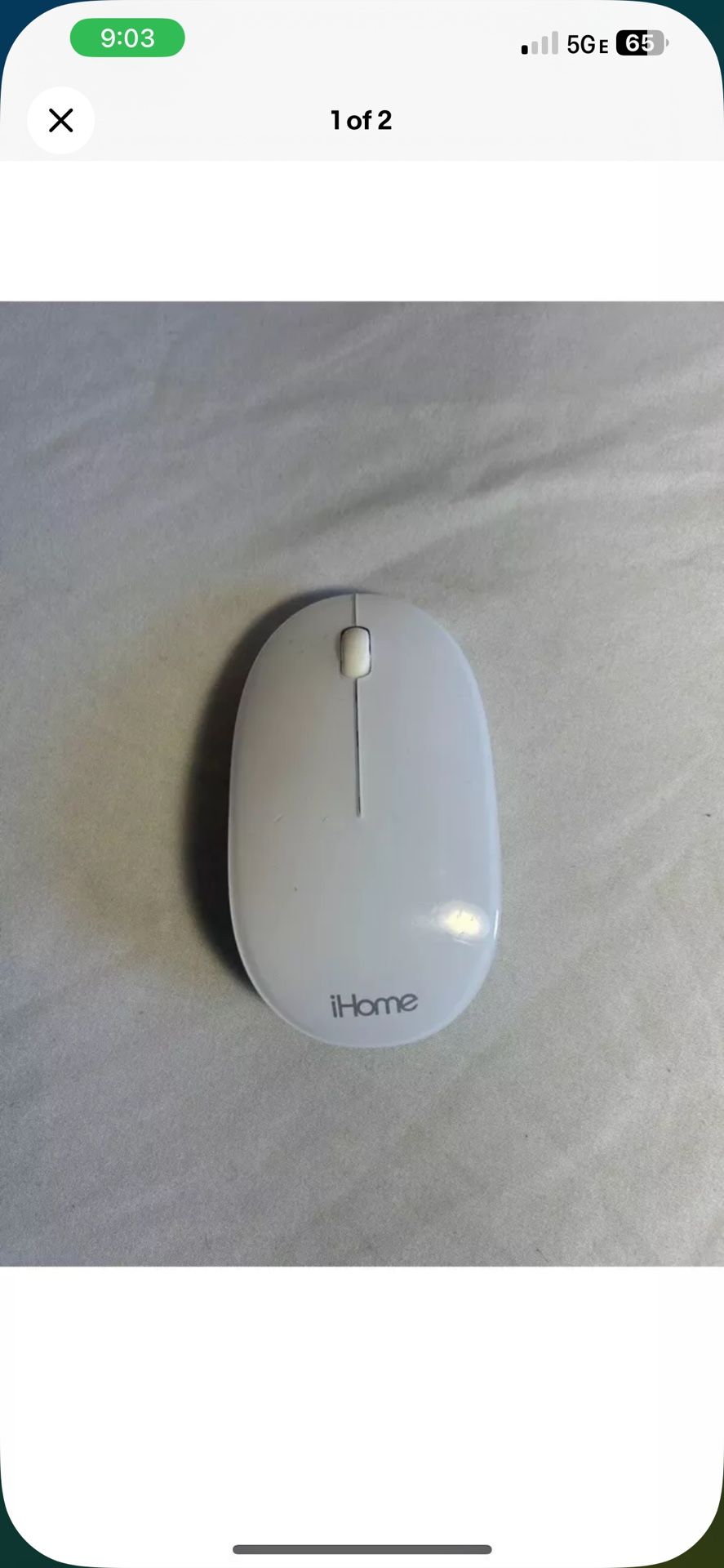 iHome WIRELESS OPTICAL MOUSE for MAC & PC Barely used