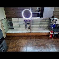 2 4ft Glass Showcases