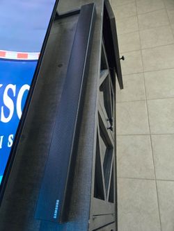 Samsung TV and Bluetooth Speaker system