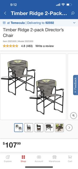 Timber Ridge 2-pack Director’s Chair