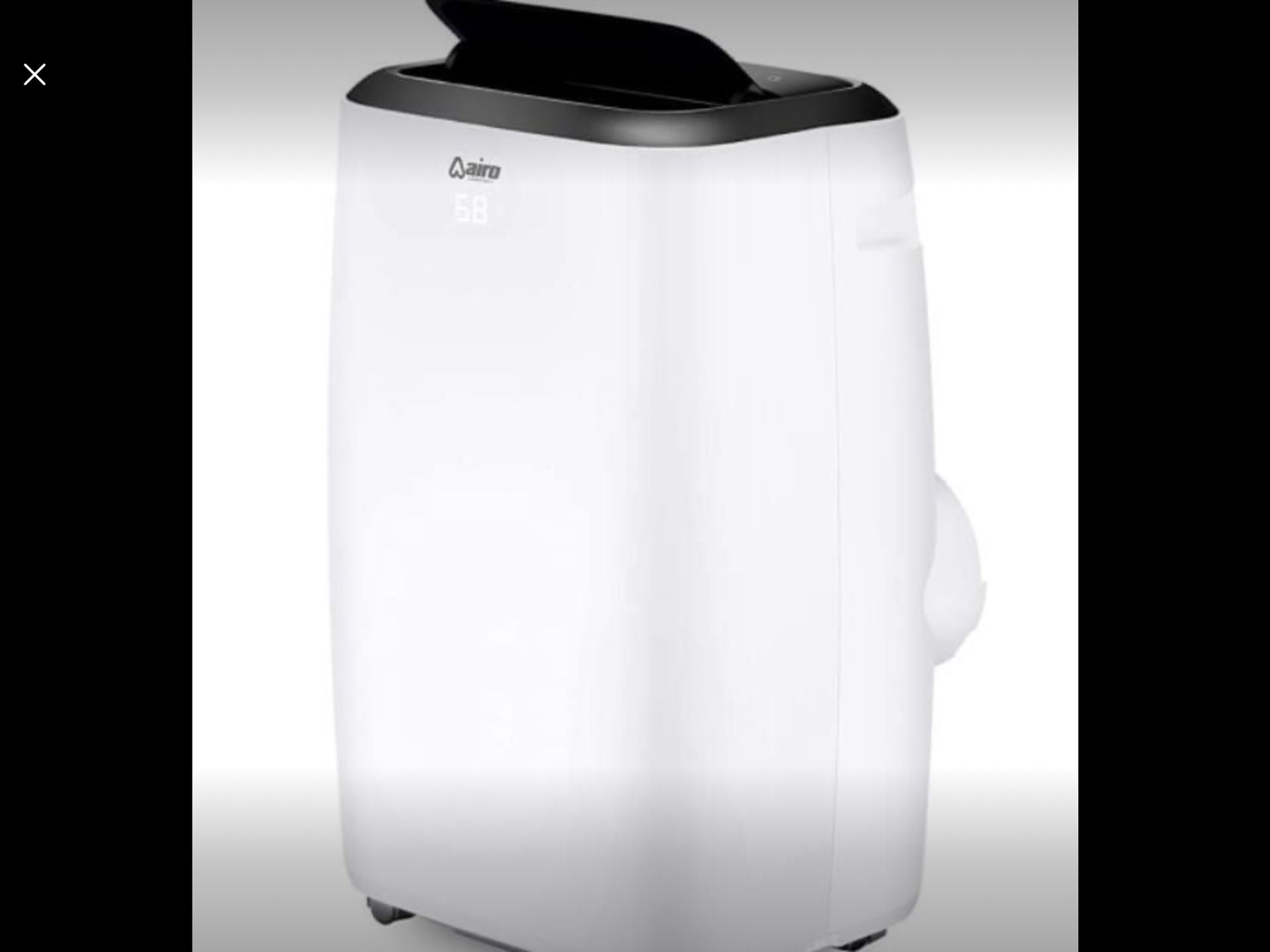 Airo Comfort Portable Air Conditioner Quiet Air Conditioning Cools 450 to 600 Square Feet