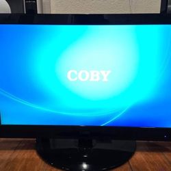 LIKE NEW Coby Television TV 32" Class (31-1/2" Diag.) LED 720p HDTV with Brand New Remote Control