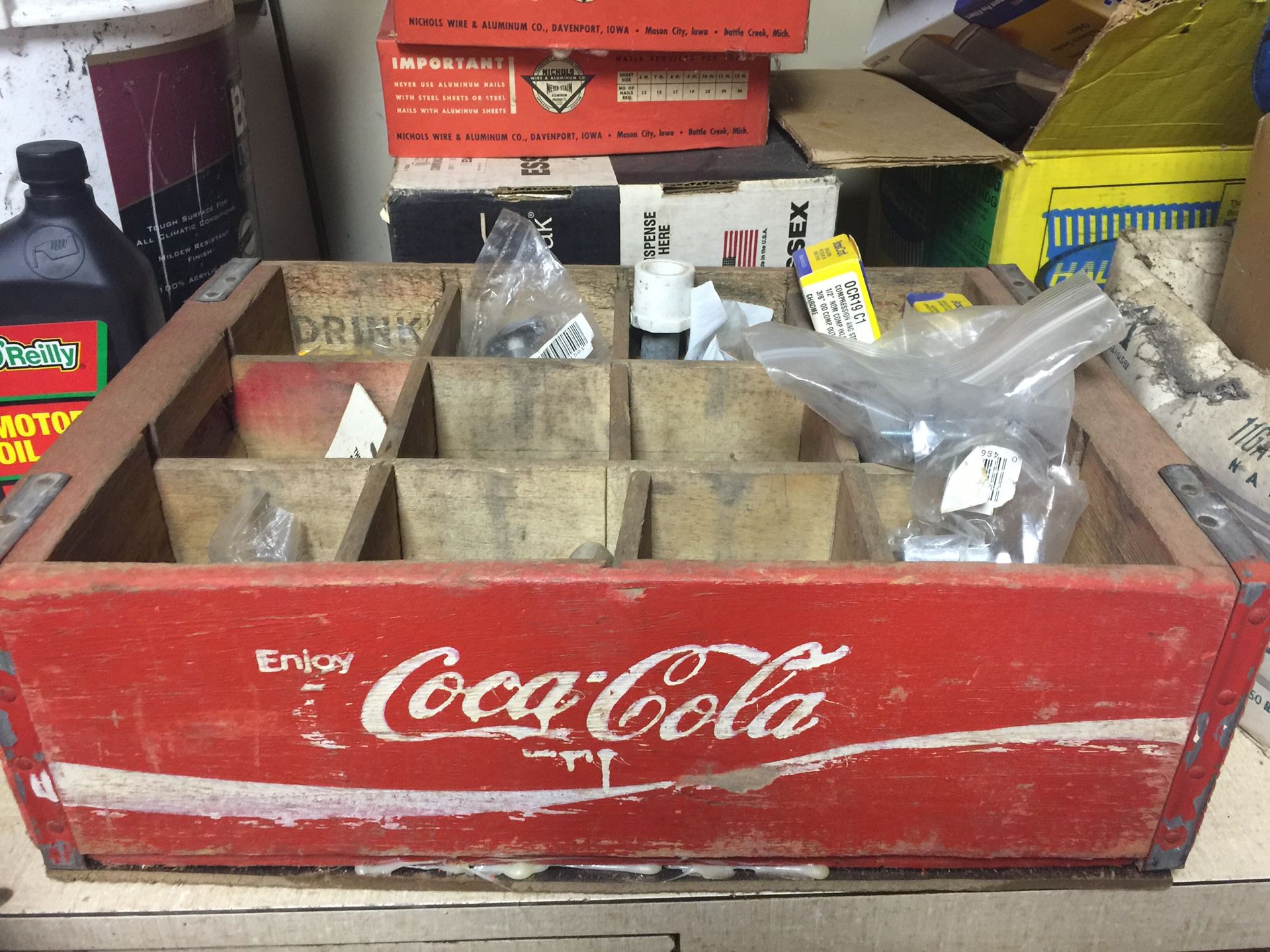 Antique Wood Coca Cola bottle crate