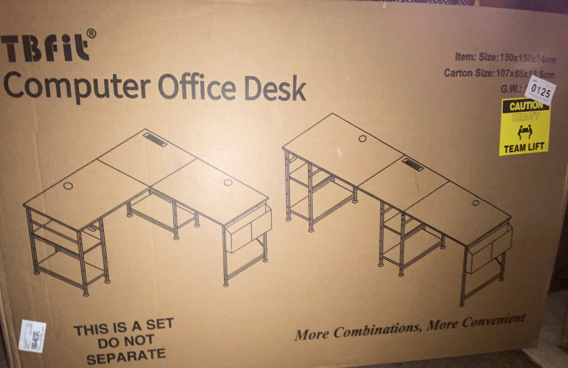 95.2” inch Computer Desk (NEW)