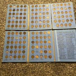 1909 To 1962 Penny Set 