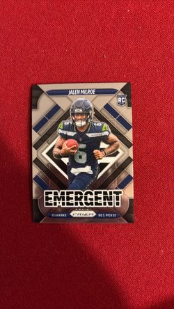 Jalen Milroe Panini Prizm Emergent Rookie Card