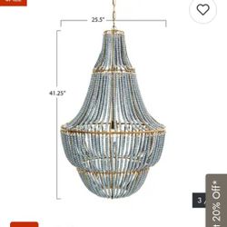XL Beaded Chandelier