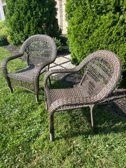 Non fading  outdoor wicker chairs