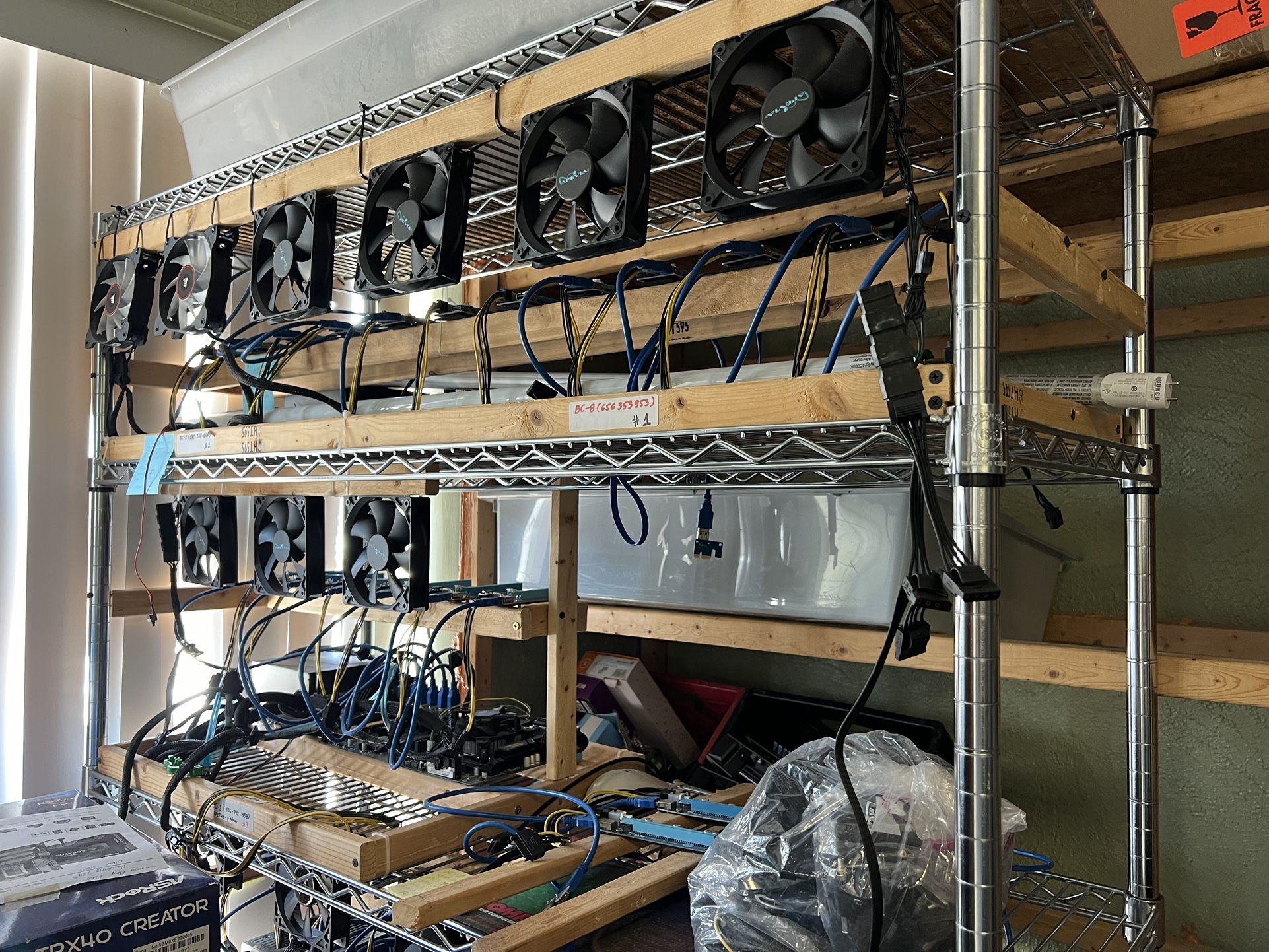 Cryptocurrency Mining Rig