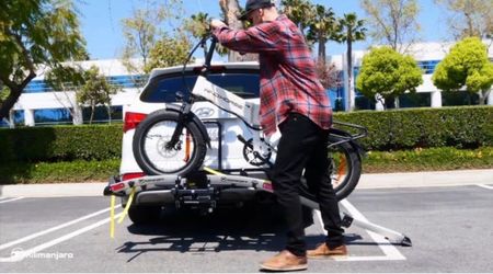 KILIMANJARO E-BIKE RACK WITH WHEELS EASY TO CARRY