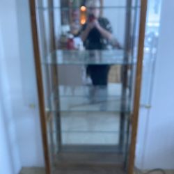 Lighted Glass Display Cabinet 