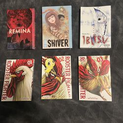 Manga (Rooster Fighter, Shiver, Remina, Ibitsu)