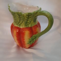 Pier 1 Handpainted Carrot Pitcher