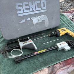 Senco DuraSpin DS300 Screw Fastening System—Attachment/Adapter w Dewalt DW257 Drywall Screwgun 