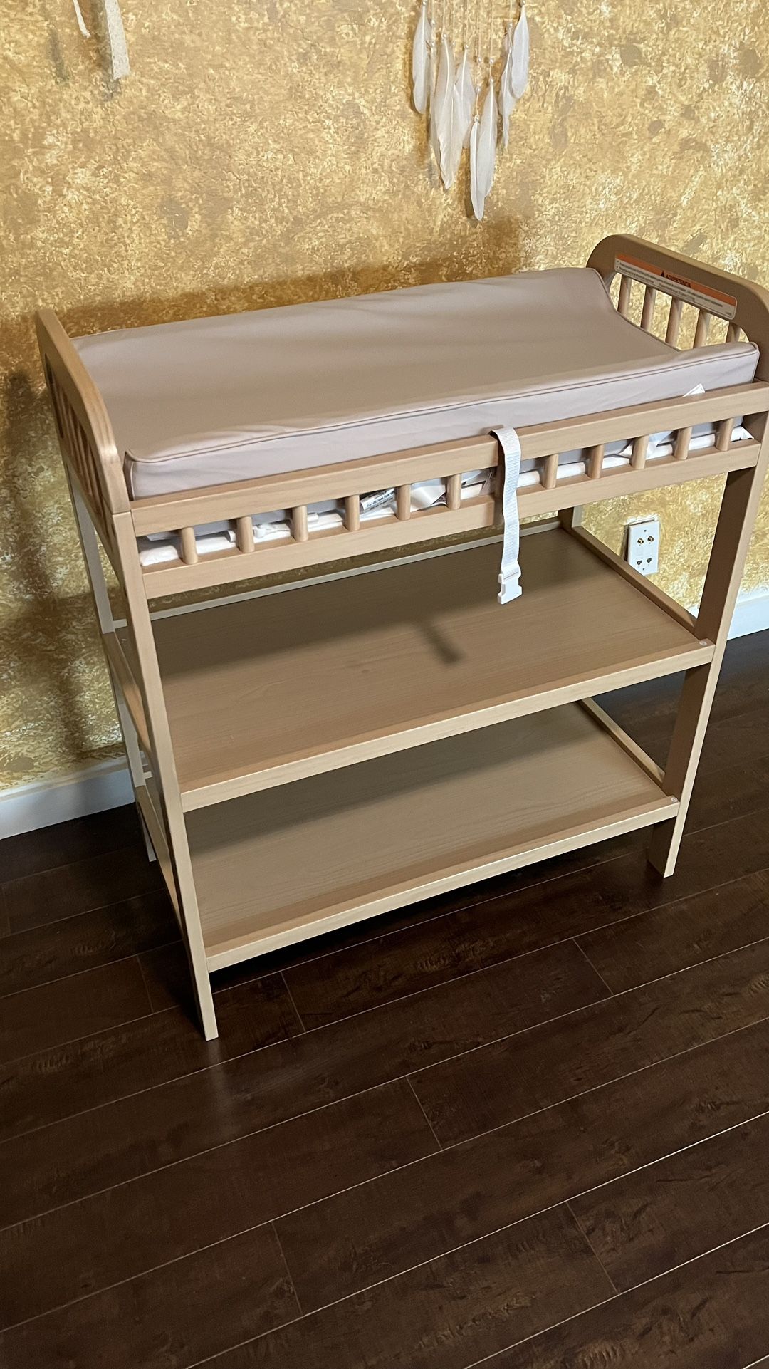 Baby Changing Table With Added Changing Pad