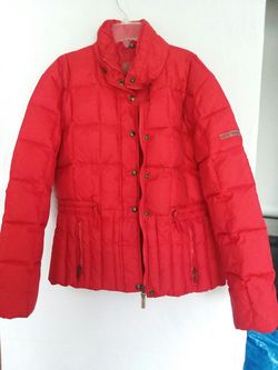 Steve Madden Red Puffer Coat Size XL
