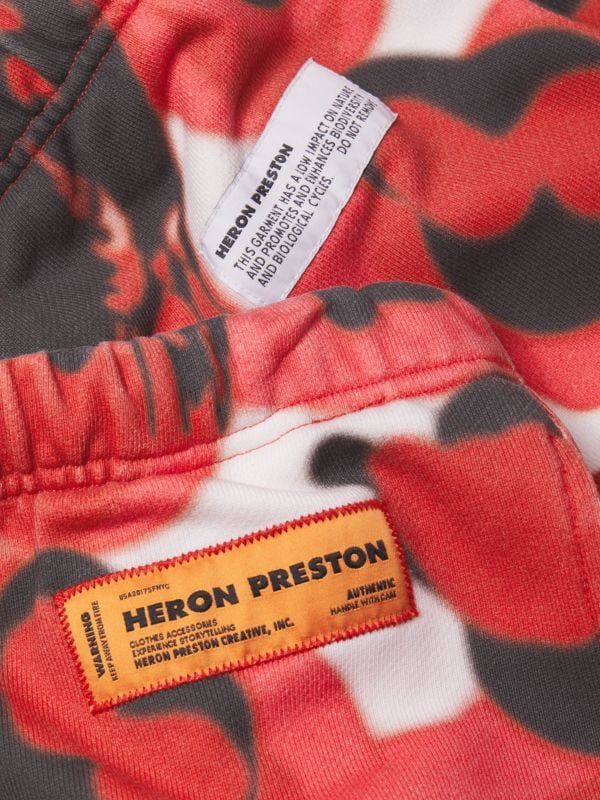 Heron Preston Washed Camo Jogger Pants 