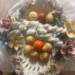 Porcelain Fruit Basket 