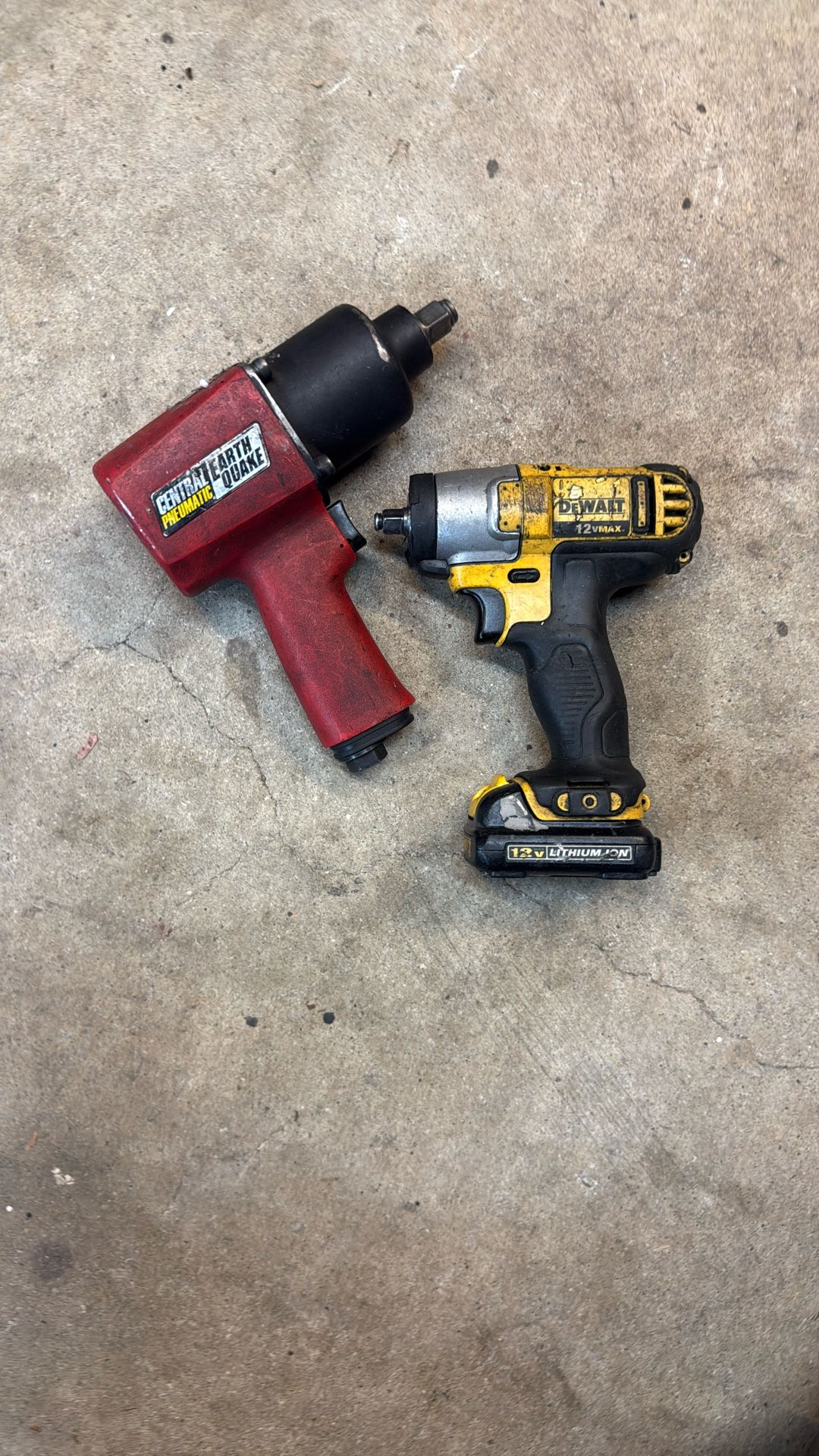 Pneumatic Air And Electric Impact Wrench Dewalt
