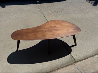Mid Century Modern Organic Wood Coffee Table