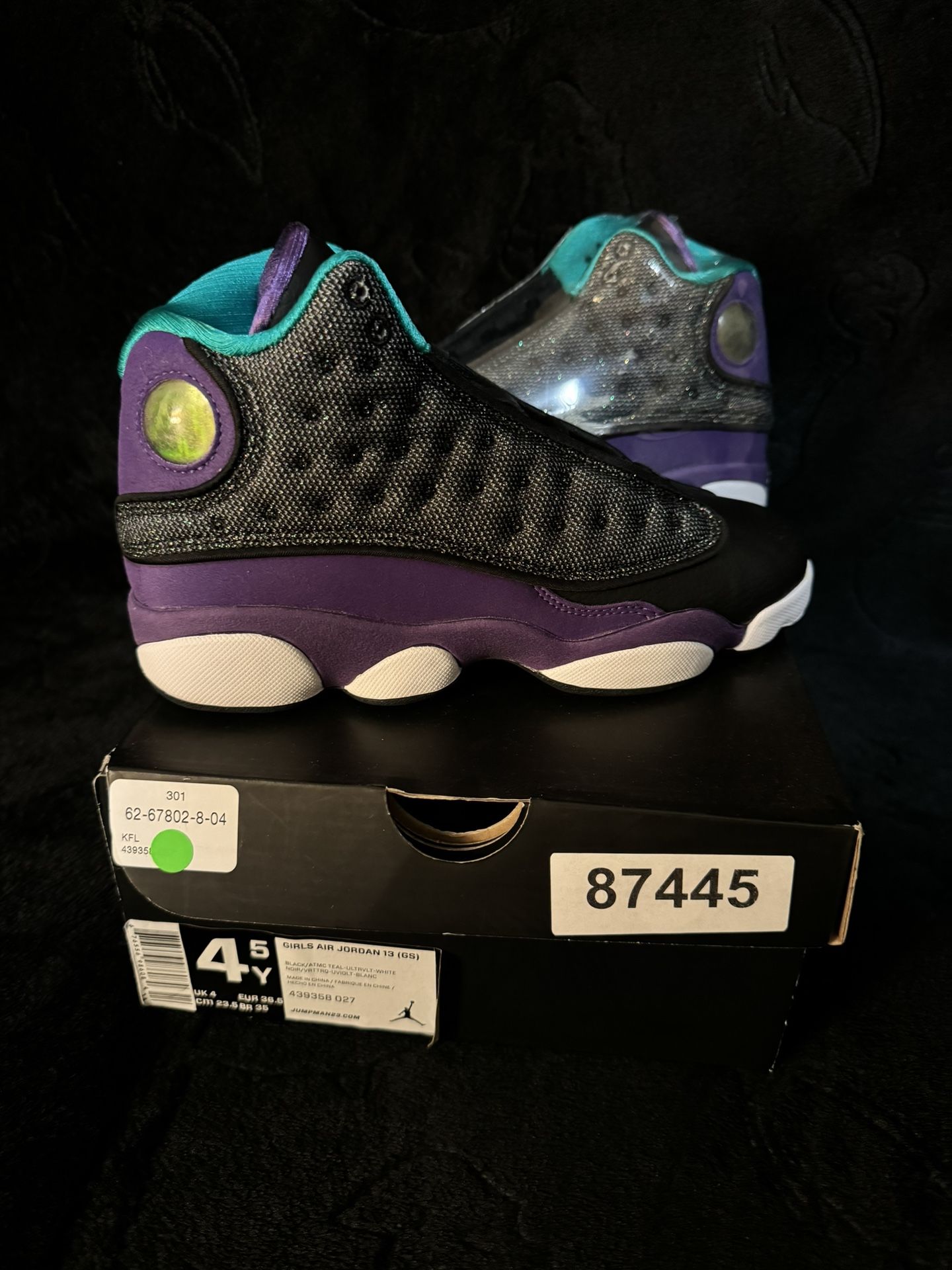 Jordan 13 Violet Teal Size