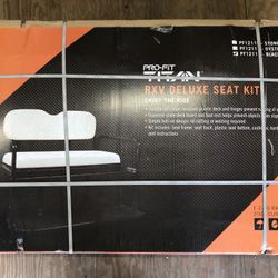 Brand new fold down rear seat in black for Ez-go RXV 2008+