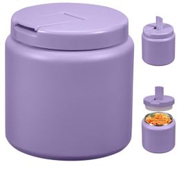 26oz Kids Jar for Hot Food, Insulated Vacuum Food Jar with Buckle Lid, Stainless Steel Wide Mouth Leak Proof Insulated Lunch Container for School Picn