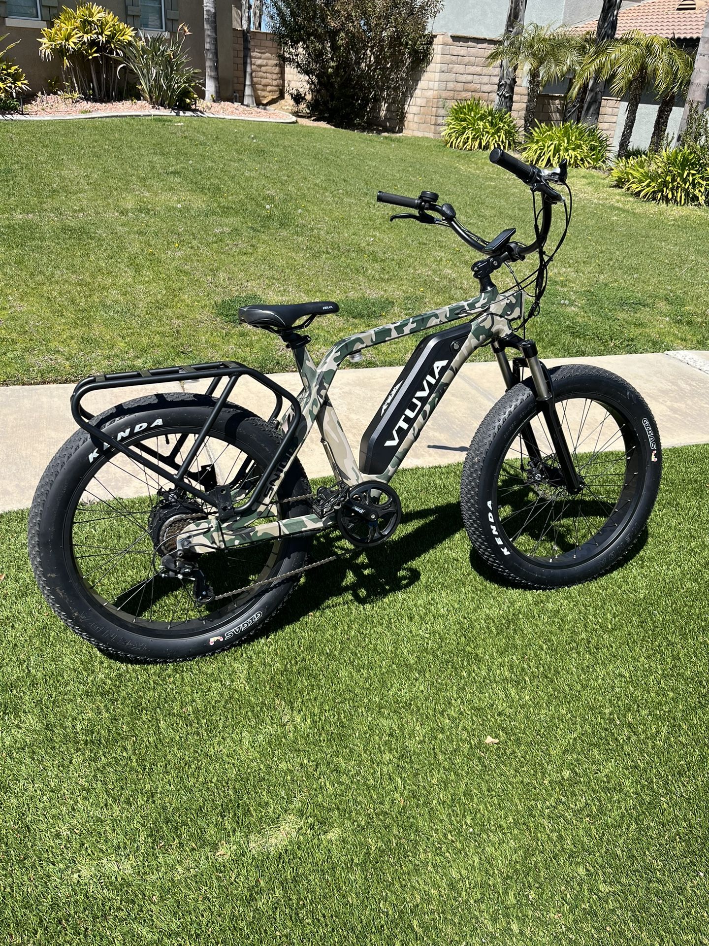 Vtuvia SN100 Electric Mountain Bike Bicycle Fat Tire Beach Cruiser 750