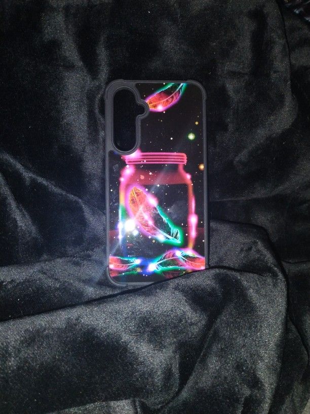 New Feather And Jar Phone Case