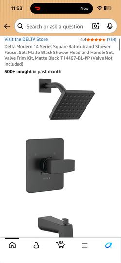Waterfall Shower and Faucet Set- Brand new in box