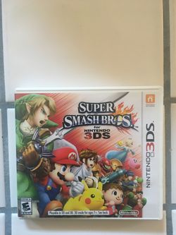 Nintendo 3ds super smash bro’s