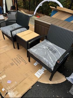 BRAND NEW OUTDOOR PATIO SET OF 3 PIECES