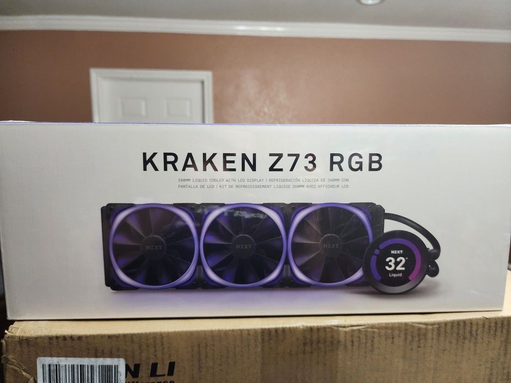 NZXT Kraken Z73 RGB 360mm - RL-KRZ73-RW - AIO RGB CPU Liquid Cooler - White