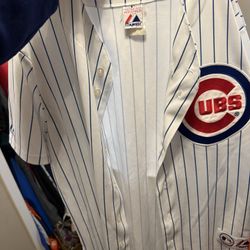 Chicago Cubs Jersey Majestic Large 