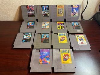 Nintendo NES VIDEO GAME CARTRIDGES Vintage