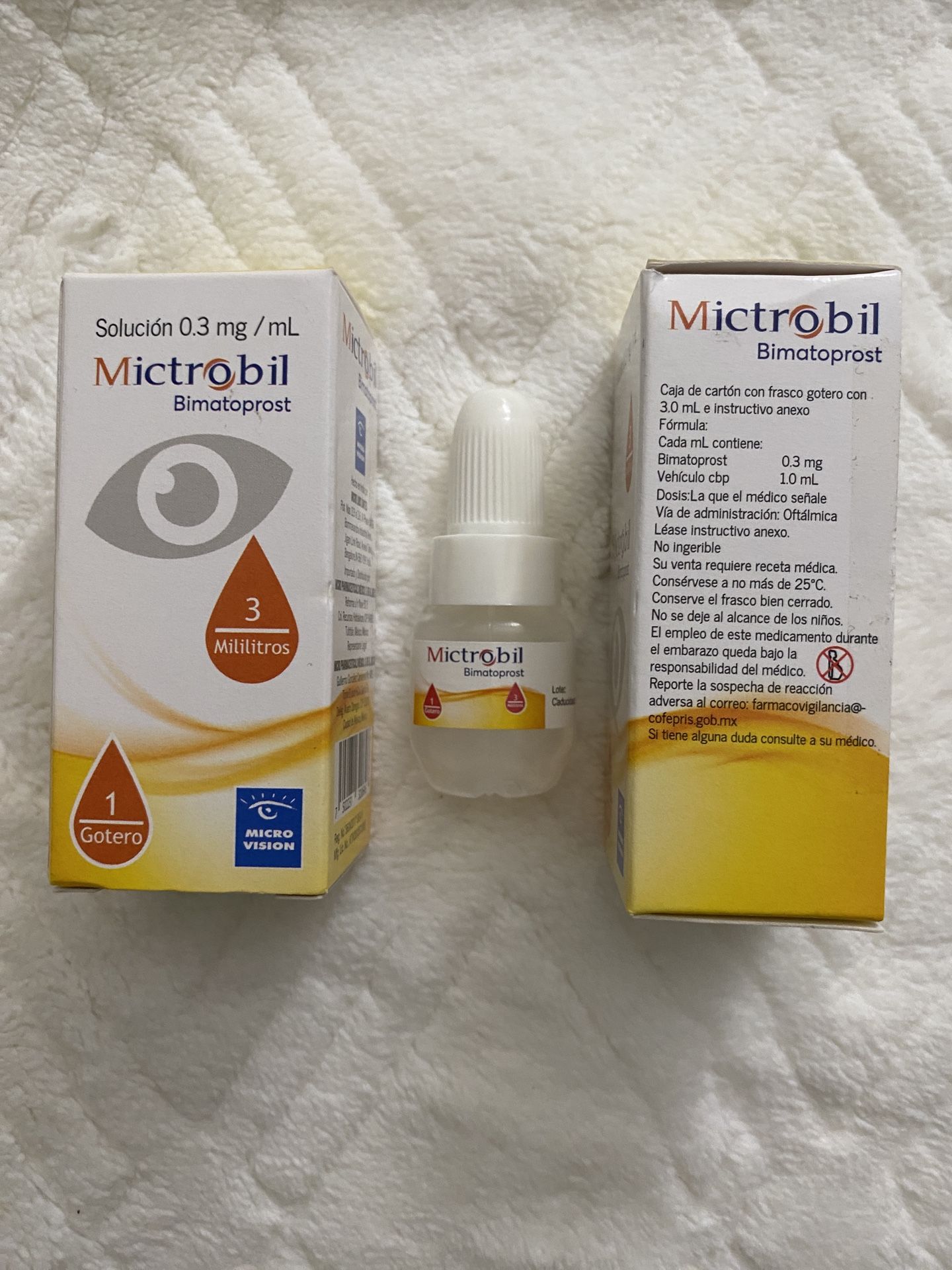 Mictrobil Bimatoprost (aka LATISSE Eyelash Growth Serum)