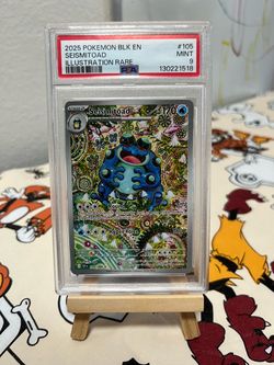 PSA 9 Seismitoad Illustration Rare Pokemon Card 105/086
