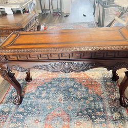 Real Wood Antique Table For Sale 