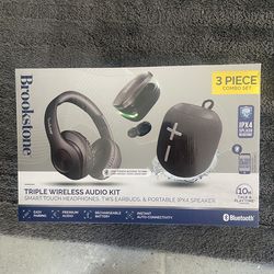 Brookstone Triple Wireless Audio Set