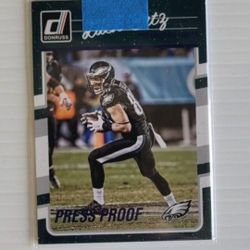 12 Card Lot - TE Zach Ertz Cards 