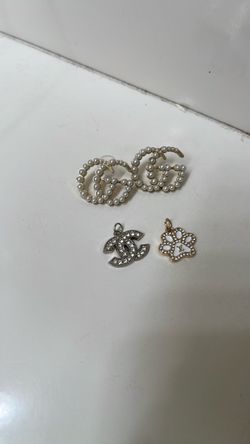 GG inspired earrings / 2 small charms rare