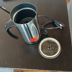 Epica Electric Milk Frother Heater Carafe 82473 Stainless Steel.