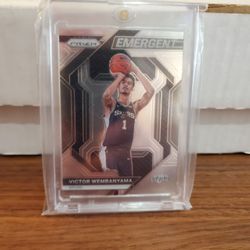 Victor Wembanyama Rookie Panini Prizm EMERGENT Insert