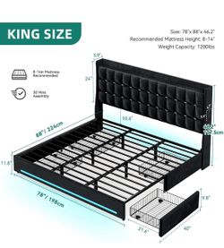 King size Bed Frame