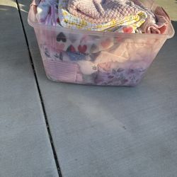 Baby Girl Blankets/swaddles Full Tub