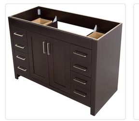 Westcourt 48 in. Bath Vanity Cabinet In Chocolate