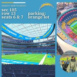 Chargers vs. Raiders $650 for 2 Tickets
